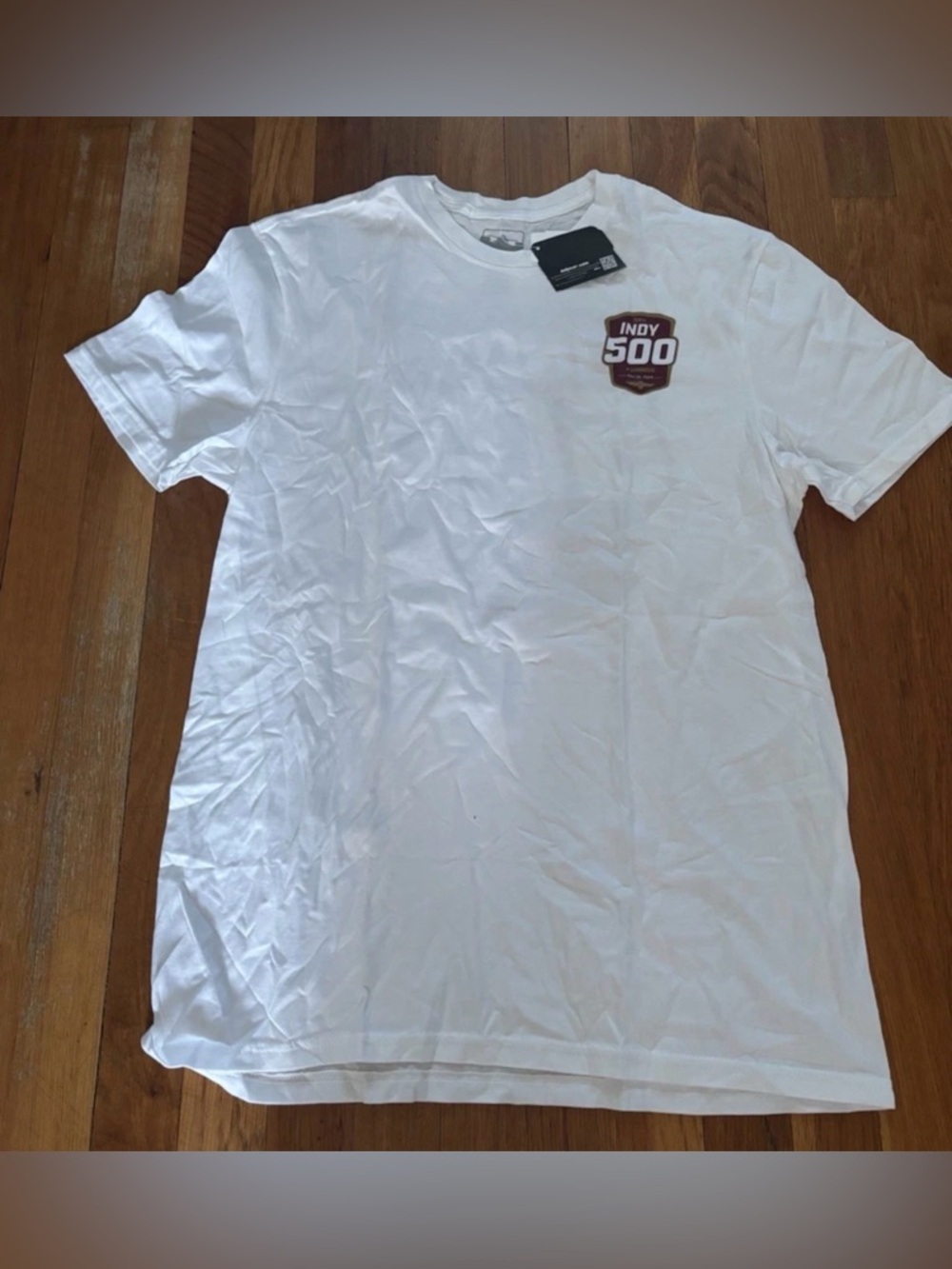 2024 Indy 500 Event T-Shirt Tee Size Large 108TH Running White